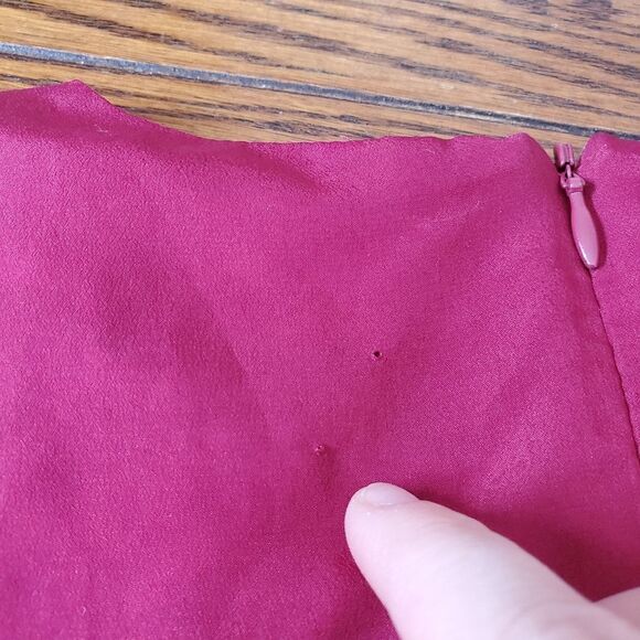 Daniel Rainn 2 tone floral red&black blouse sz Sm - Picture 2 of 4